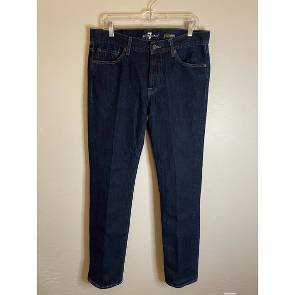 7 For All Mankind Other - 7 For All Mankind | Dark Wash "Slimmy" Full Length Denim Jean Size 32